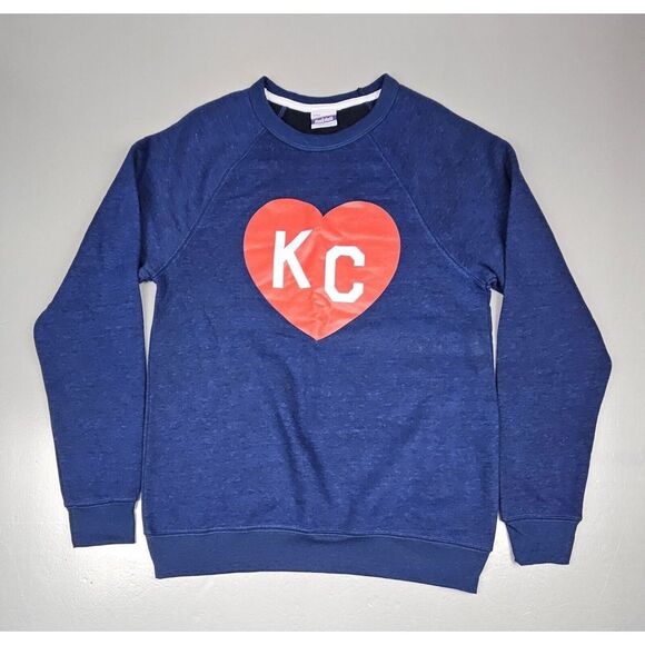 Charlie Hustle KC‎ Crewneck Sweatshirt Adult Size Large. Vintage Heart Grahpic. - Picture 1 of 6